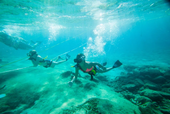 solo snorkeling Cozumel