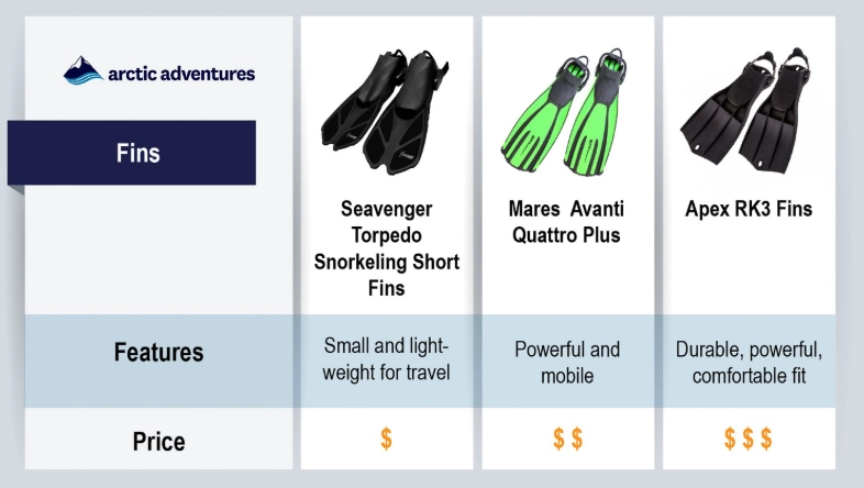 best snorkeling fins