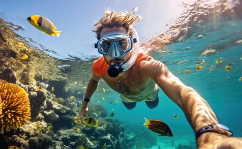 snorkeling diving