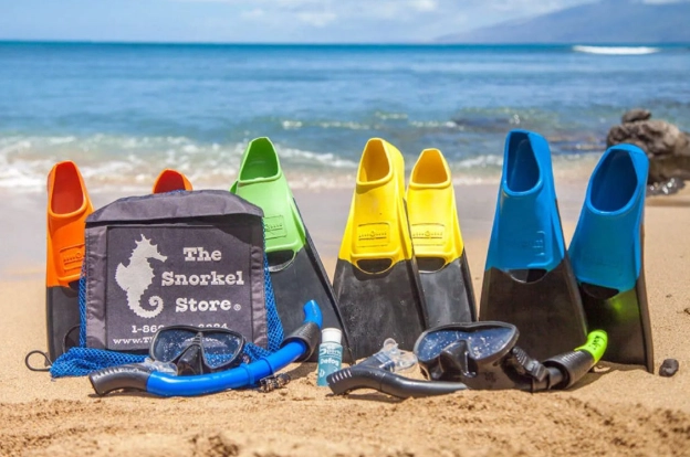 snorkeling gear storage