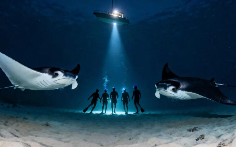 best Kona manta ray tour