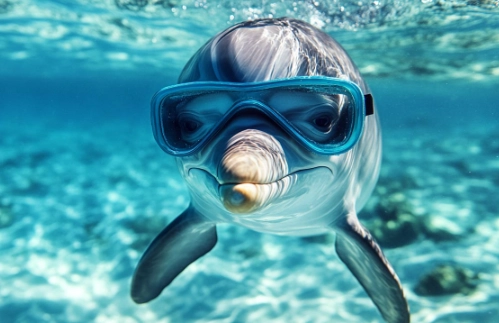 snorkeling with dolphins gear