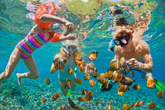 family snorkeling destinations