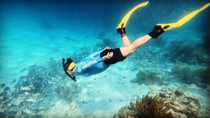 snorkeling Belize