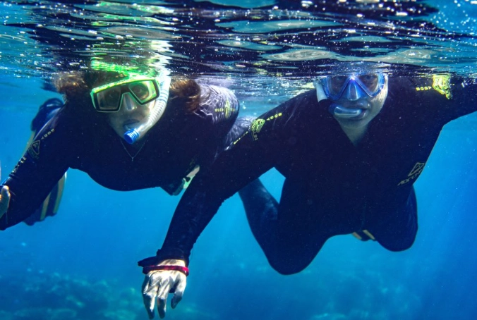 beginner snorkeling
