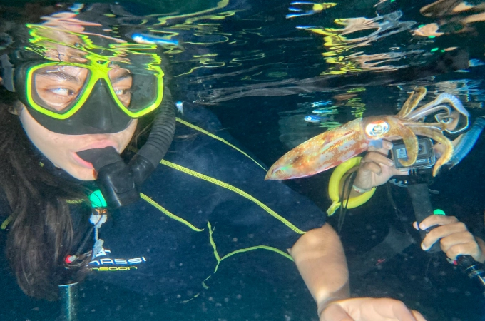 underwater light for snorkeling