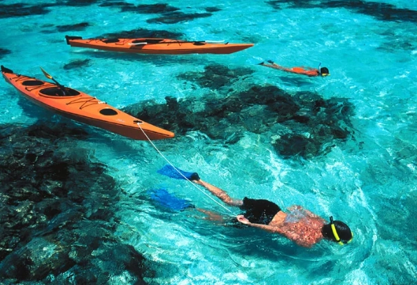 kayak snorkeling gear