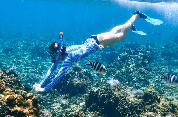 Snorkeling in Palawan