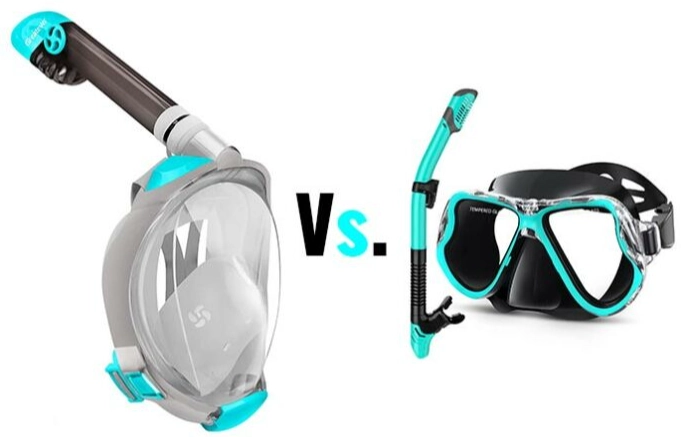 snorkel mask color options