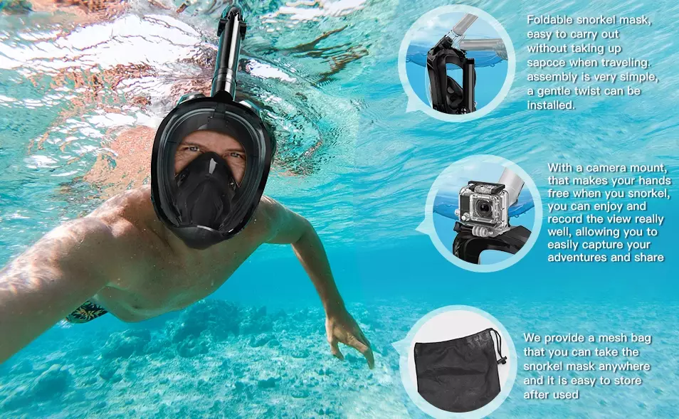 underwater camera mount snorkeling