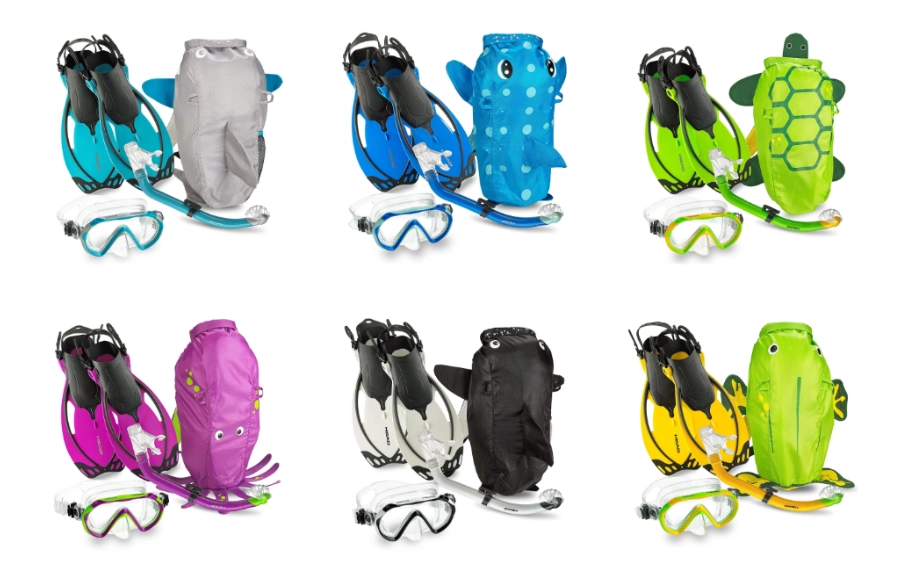 kids snorkel gear