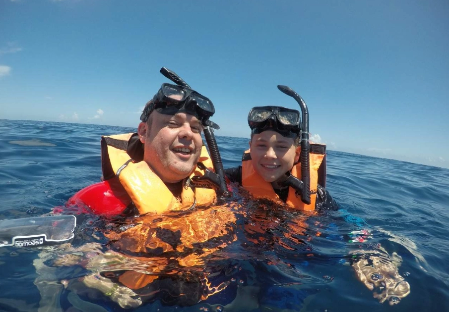 all inclusive resort snorkeling gear