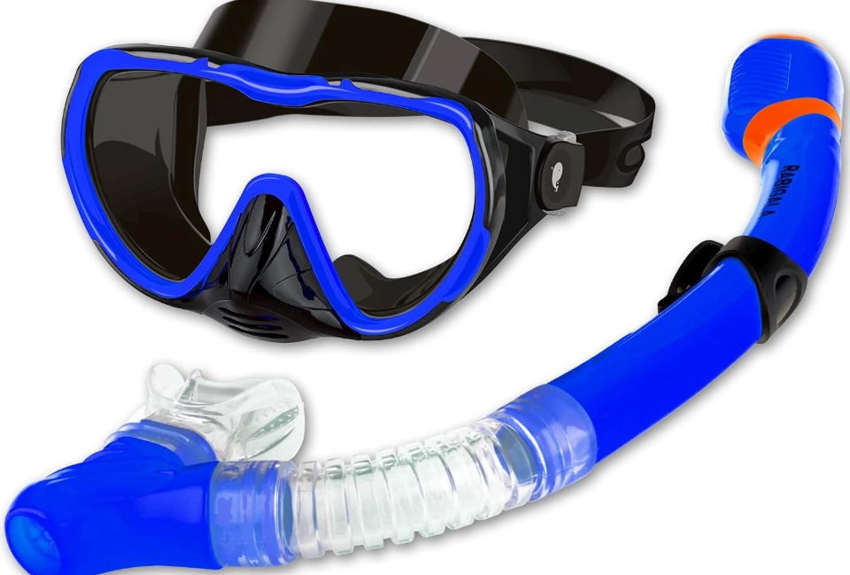snorkel set with anti-leak technology