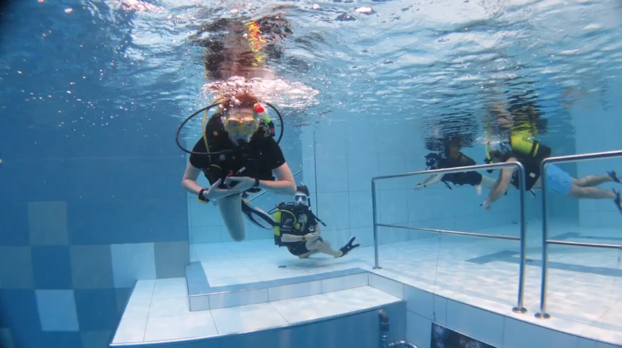 snorkeling skills practice