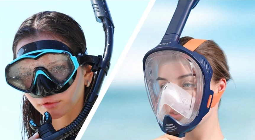 Is there a difference between a scuba mask and a snorkel mask?