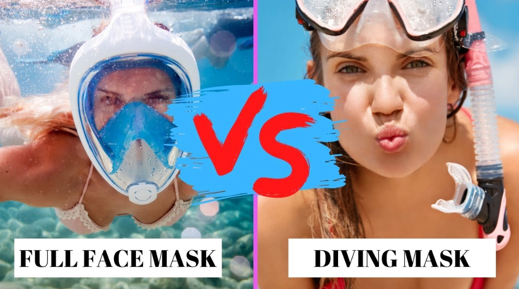 full face snorkel vs regular snorkel