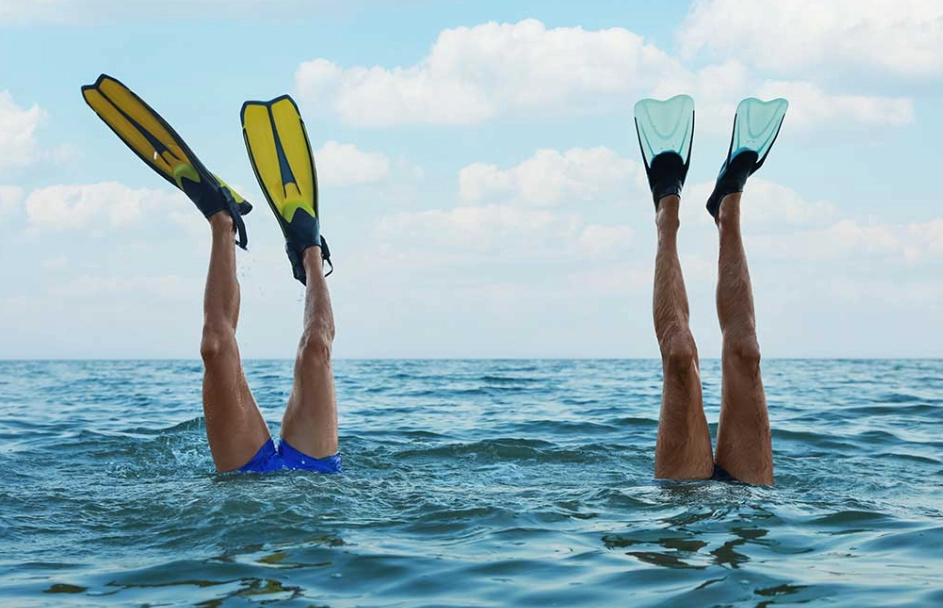 short fins vs long fins