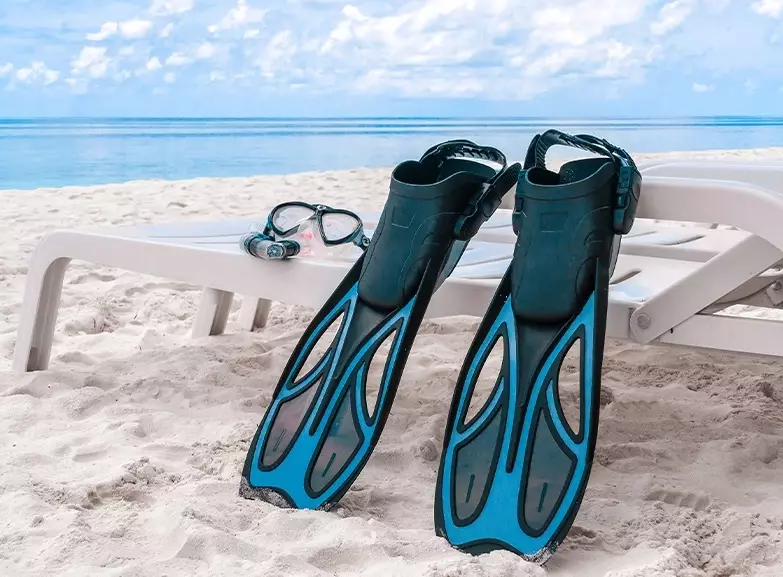 comfortable snorkeling fins