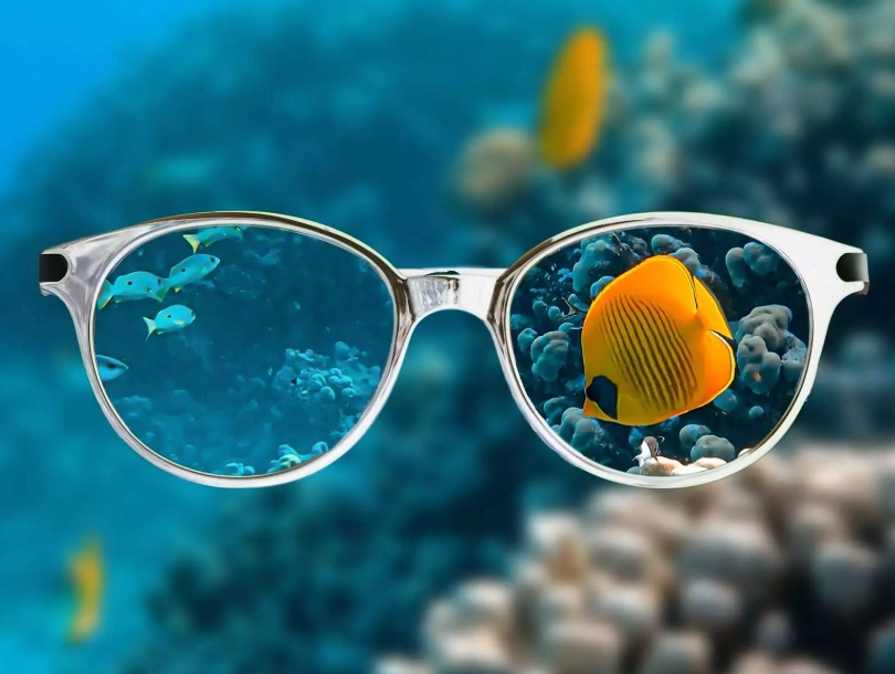 swimming with glasses swimming with glasses